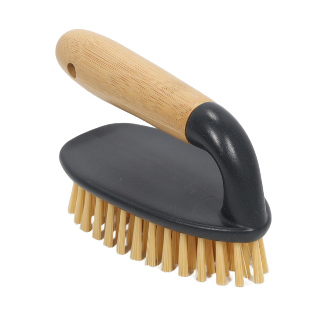 Súroló kefe, 15 cm, bambusz nyéllel