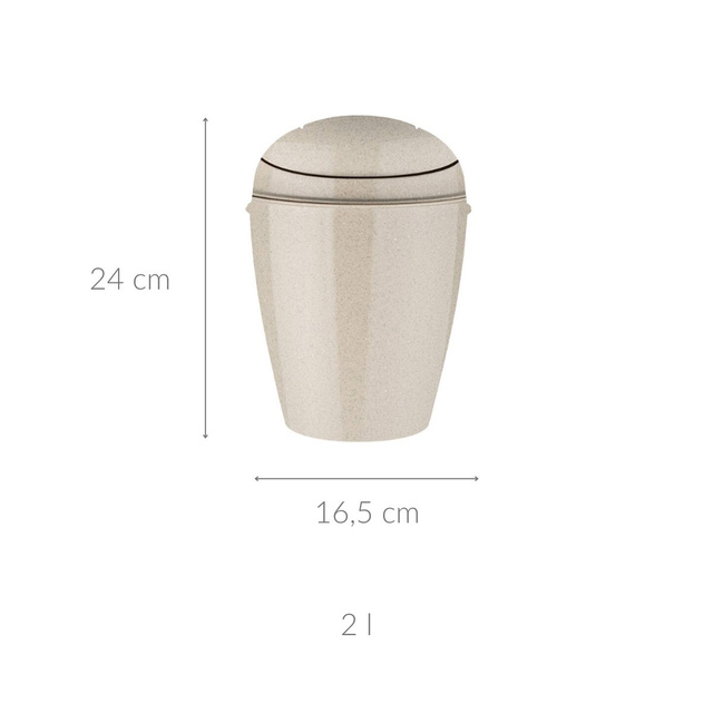 DEL XS szemetes, 2 l., KOZIOL