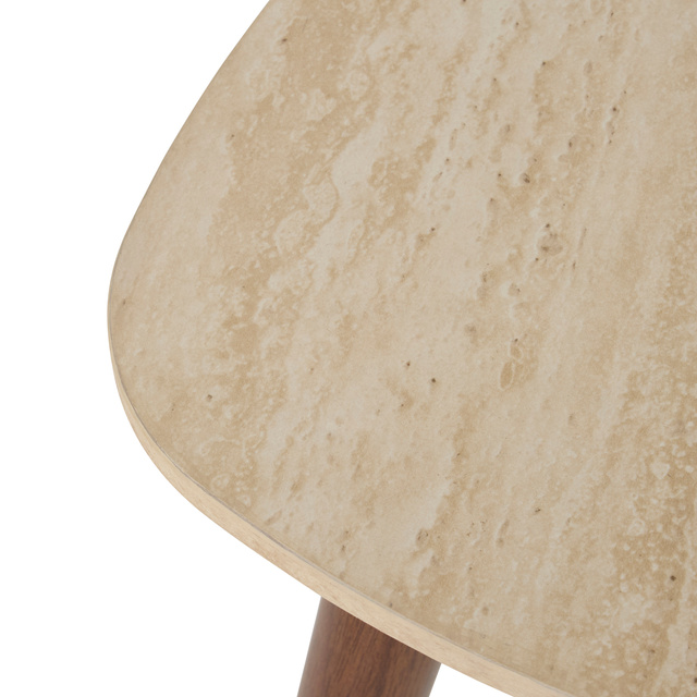 3 darabos MILEO dohányzóasztal-készlet, max. magasság 60 cm, MDF