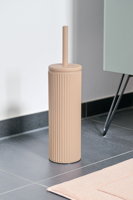 WC-kefe fém tartóval BRASS TONE, Ø 9,7 cm