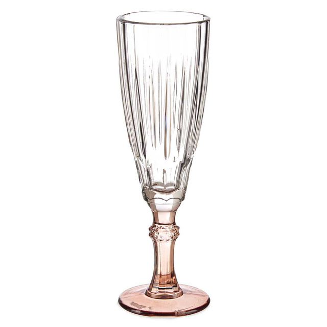 Színes lábú pezsgőspohár, 170 ml, 6 db