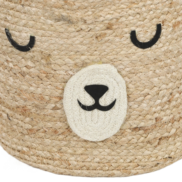 Játéktároló dobozok medve fülekkel JOY, Ø 28 cm