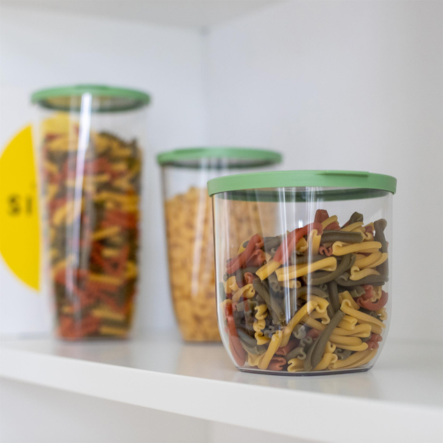 CONNECT műanyag tároló edény száraz élelmiszerekhez, hermetikus, 1000 ml, KOZIOL