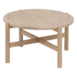 DEONA akáciából készült kávézóasztal, kültéri, Ø 80 cm