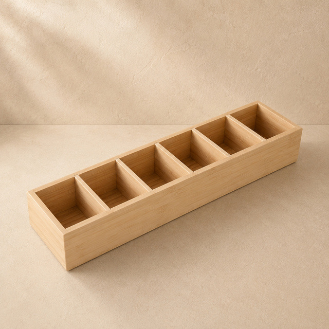 Bambusz asztali rendező, 38 x 8 x 7 cm