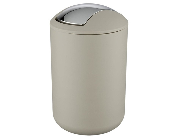 BRASIL szemetes, 6,5 l, WENKO, bézs