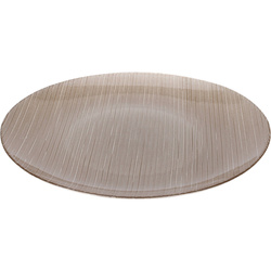 Üveg lapos tányér KARNEOL, Ø 32 cm