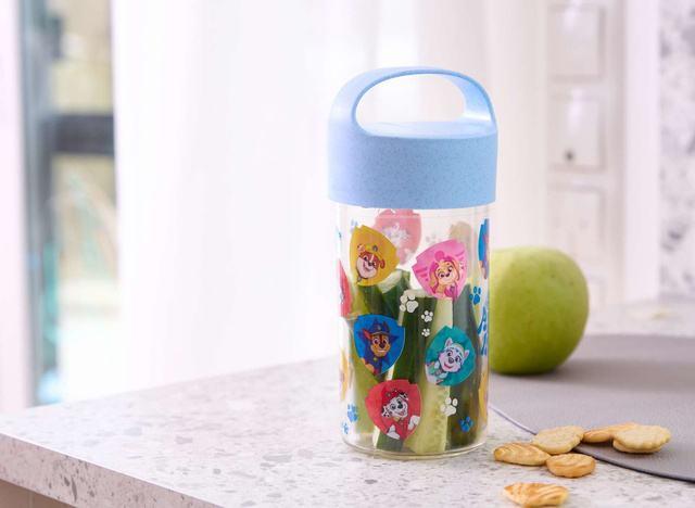 BUDDY SNACK vízpalack, 500 ml, KOZIOL, Mancs Őrjárat