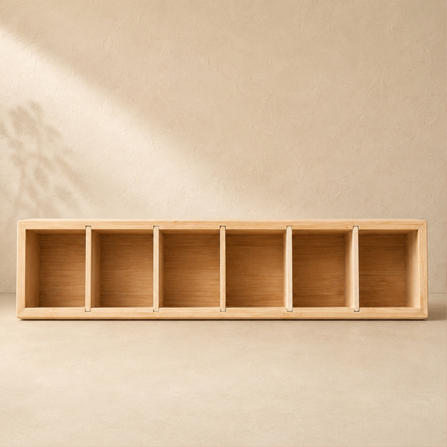 Bambusz asztali rendező, 38 x 8 x 7 cm