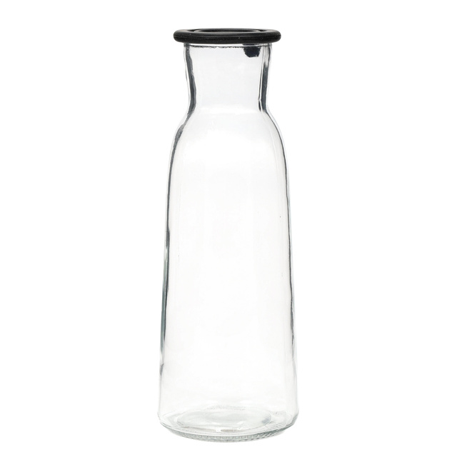 Üveg kancsó hideg italokhoz, befőttesüveg, 1000 ml