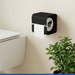 LIZAN toalettpapír tartó, 13,7 x 14 x 14,5 cm, WENKO, fekete