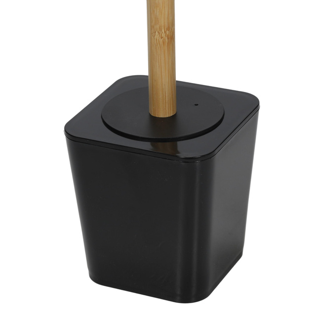 WC kefe nyitott állvánnyal, 38 cm, fekete