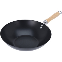 Szénacél wok, Ø 30 cm