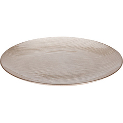 Üveg lapos tányér KARNEOL, Ø 28 cm