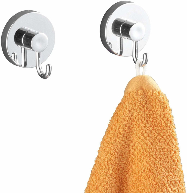 Vákuumos rögzítésű akasztók, 2 db-os készlet, WENKO