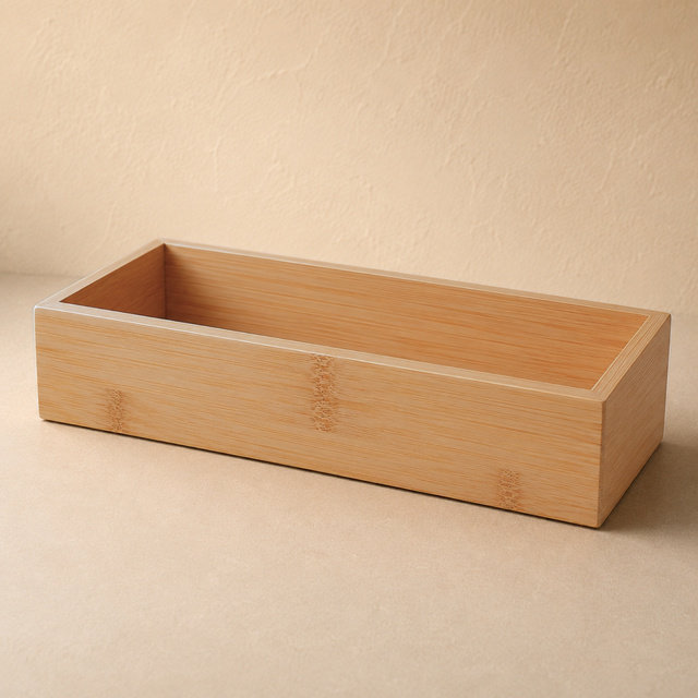 Bambusz asztali rendező, 15 x 38 x 7 cm