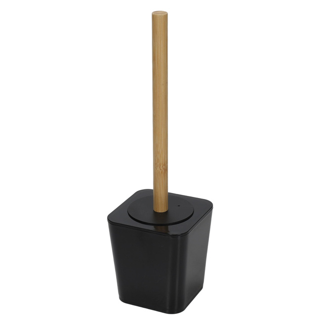 WC kefe nyitott állvánnyal, 38 cm, fekete