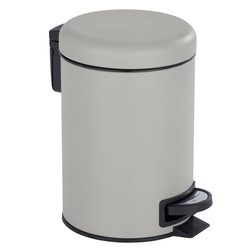LEMAN MATT világosbarna fürdőszobai kosár, szemetes, 3 l, WENKO, taupe