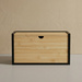 Bambusz kenyértartó CADRE, kétoldalúan nyitható, 20 x 33 x 20 cm