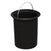 Modern bambusz fedeles fürdőszobai szemetes, 3 l
